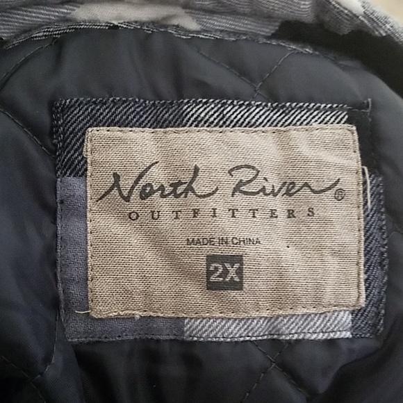North river heavy flannel vest B10 - Picture 3 of 3